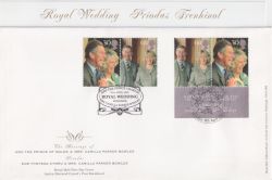 2005-04-08 Royal Wedding Double Dated Windsor FDC (90680)
