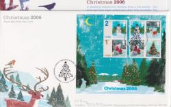 2006-11-07 Christmas Stamps M/S Bethlehem FDC (90754)