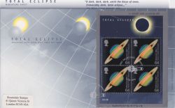 1999-08-11 Solar Eclipse M/Sheet Falmouth FDC (90793)