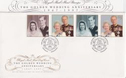 1997-11-13 Golden Wedding Stamps Windsor FDC (90797)