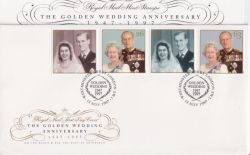 1997-11-13 Golden Wedding Stamps London SW1 FDC (90801)