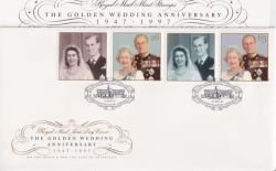 1997-11-13 Golden Wedding Stamps B/P RD London SW1 FDC (90806)