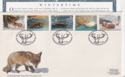 1992-01-14 Wintertime Stamps Glenbuck FDC (90810)