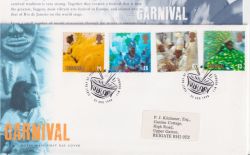 1998-08-25 Carnival Stamps London W11 FDC (90823)