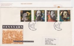 1992-03-10 Tennyson Stamps Isle of Wight FDC (90853)