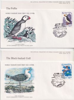 1976 Russia World Wildlife Stamps x 3 FDC (90872)