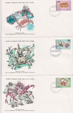 1978 Maldives World Wildlife Stamps FDC (90900)