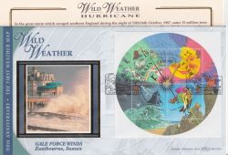 2001-03-13 Weather Stamps M/S Eastbourne FDC (90939)