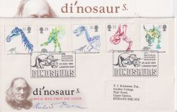 1991-08-20 Dinosaurs Stamps London SW7 FDC (90976)