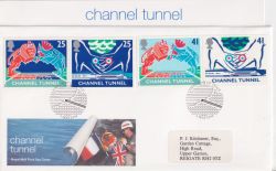1994-05-03 Channel Tunnel Stamps Folkestone FDC (91003)