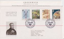 1984-06-26 Greenwich Meridian Stamps London SE FDC (91019)