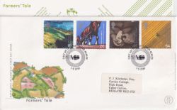 1999-09-07 Farmers Tale Stamps Laxton FDC (91020)