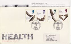 1998-06-23 Health NHS Stamps Tredegar FDC (91032)