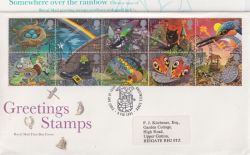 1991-02-05 Greetings Stamps Greetwell FDC (91037)