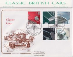 1996-10-01 Classic Cars Stamps Abingdon FDC (91043)