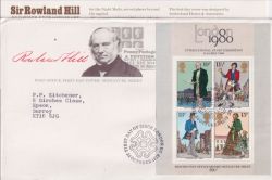 1979-10-24 Rowland Hill Stamps M/S London EC FDC (91049)