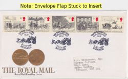 1984-07-31 Mail Coach Stamps Bath Avon FDC (91089)