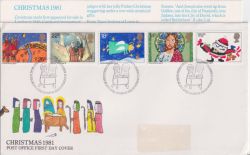 1981-11-18 Christmas Stamps Bethlehem FDC (91096)