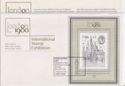 1980-05-07 London Exhibition M/S PO Day London SW FDC (91110)