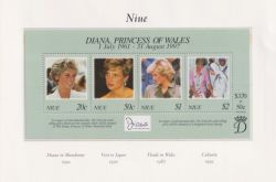 Niue 1998 Princess Diana M/Sheet MNH (91131)