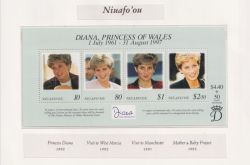 Niuafoou 1998 Princess Diana M/Sheet MNH (91145)
