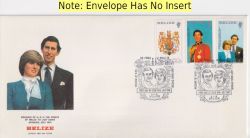 1981-07-16 Belize Royal Wedding Stamps FDC (91179)