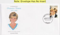 1998-03-13 Lesotho Princess Diana Stamp FDC (91181)