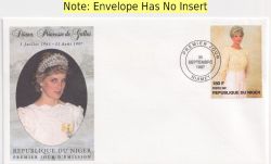 1997-09-30 Niger Princess Diana Stamp FDC (91192)