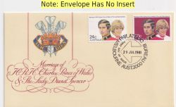 1981-07-29 Australia Royal Wedding Stamps FDC (91194)