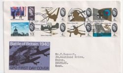 1965-09-13 Battle of Britain Bureau EC1 Phos FDC (91205)