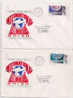 1965-11-15 ITU Centenary Stamps London SW1 FDC (91209)