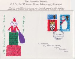 1966-12-01 Christmas Stamps Bureau FDC (91225)