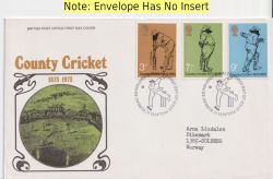 1973-05-16 County Cricket Stamps Bureau FDC (91285)