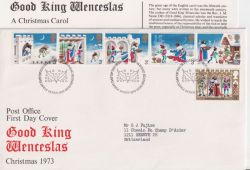 1973-11-28 Christmas Stamps Bureau FDC (91290)
