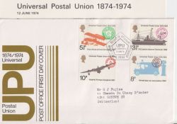 1974-06-12 Universal Postal Union Bureau FDC (91293)
