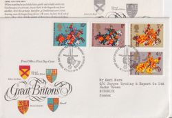 1974-07-10 Great Britons Stamps Bureau FDC (91295)