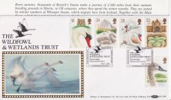 1993-01-19 Swans Stamps Slimbridge FDC (91308)