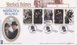 1993-10-12 Sherlock Holmes Granada TV Benham FDC (91320)