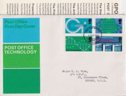 1969-10-01 PO Technology Stamps Bureau FDC (91349)