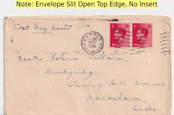 1936-09-14 KEVIII 1d red London wavy FDC (91388)