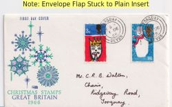 1966-12-01 Christmas Stamps Torquay cds FDC (91400)
