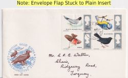 1966-08-08 British Birds Stamps Totnes cds FDC (91402)