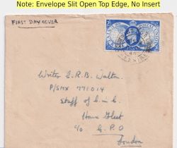 1949-10-10 KGVI UPU Stamp Winsford cds FDC (91415)