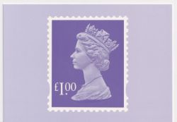 1995-08-22 £1 Definitive PHQ D7 Mint Card (91445)
