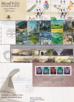2006 Bulk Buy x 18 FDC From 2006 With Special Pmks (91477)