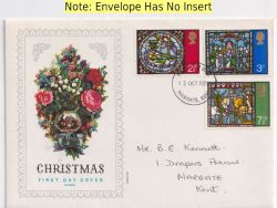 1971-10-13 Christmas Stamps Margate FDC (91545)