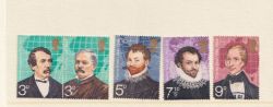 1973-04-18 British Explorers Stamps Used Set (91571)