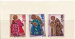 1972-10-18 Christmas Stamps Used Set (91572)