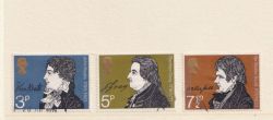 1971-07-28 Literary Anniversaries Stamps Used Set (91578)