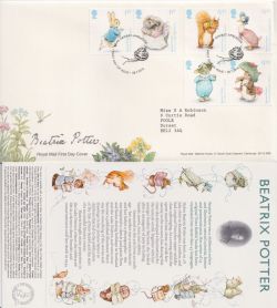 2016-07-28 Beatrix Potter Stamps Ambleside FDC (92292)